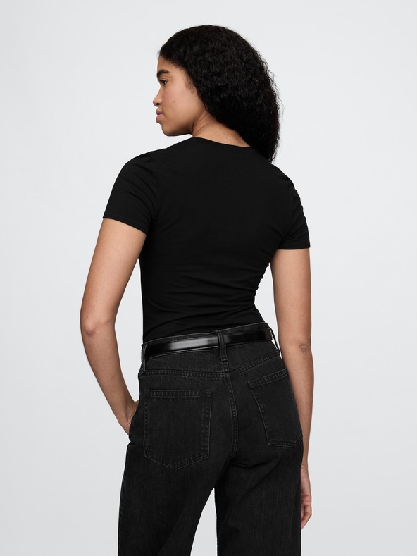 GAP Damen-Body mit kurzen Ärmeln GAP