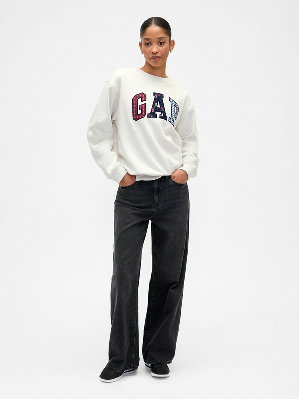GAP Damen Oversize-Sweatshirt mit Logo GAP