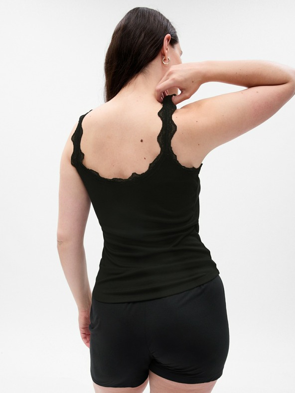 GAP Damen-Pyjama-Top mit Spitze GAP