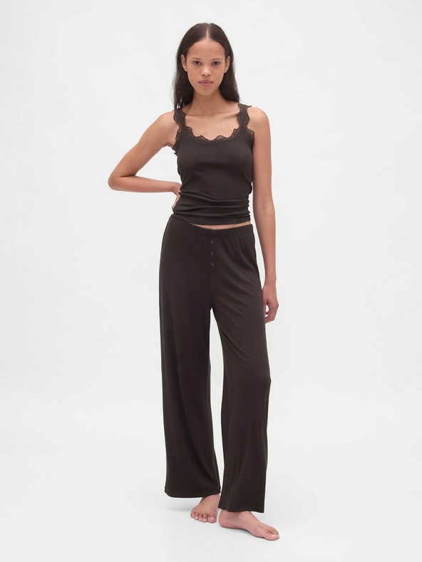 GAP Damen-Pyjama-Top mit Spitze GAP