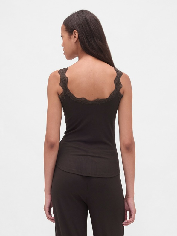 GAP Damen-Pyjama-Top mit Spitze GAP