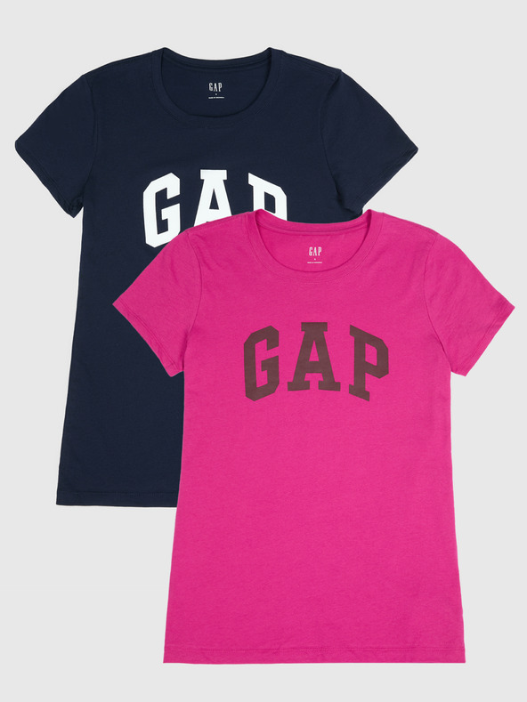 GAP Baumwoll-T-Shirts mit GAP Logo, 2 Stück