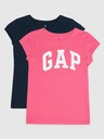 GAP Kinder T-Shirt mit Logo, 2er-Pack GAP