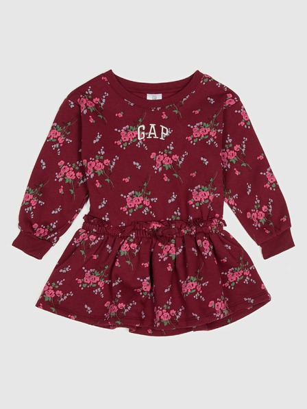 GAP Baby Sweatshirt-Kleid mit Logo GAP