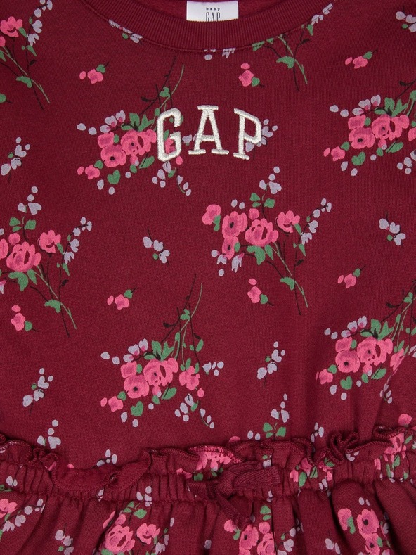GAP Baby Sweatshirt-Kleid mit Logo GAP