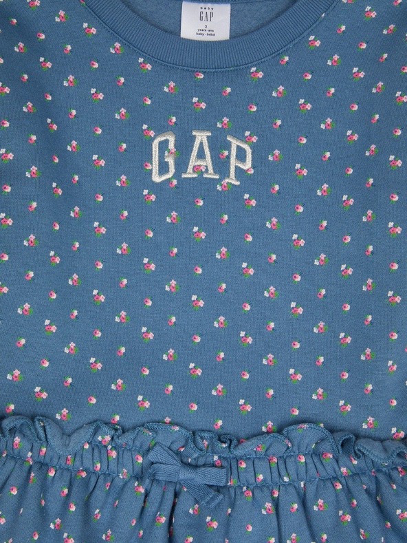 GAP Baby Sweatshirt-Kleid mit Logo GAP