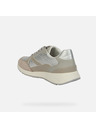 Geox Silberne Damen-Sneaker Geox Bulmya