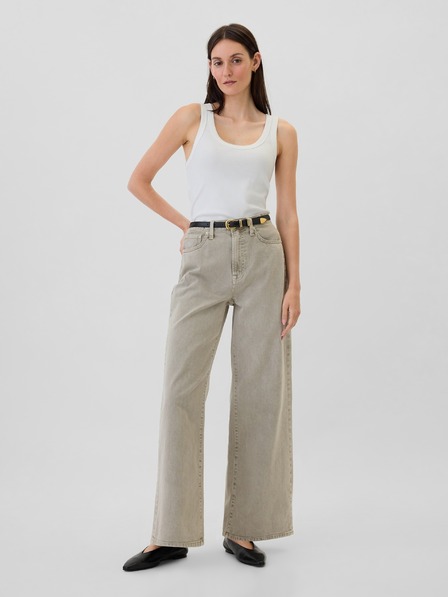GAP Damen High Rise Wide Jeans GAP