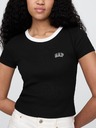 GAP Damen Ripp-Crop T-Shirt GAP