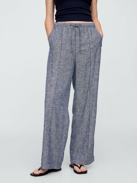 GAP Leinen-Hose Wide-Leg GAP