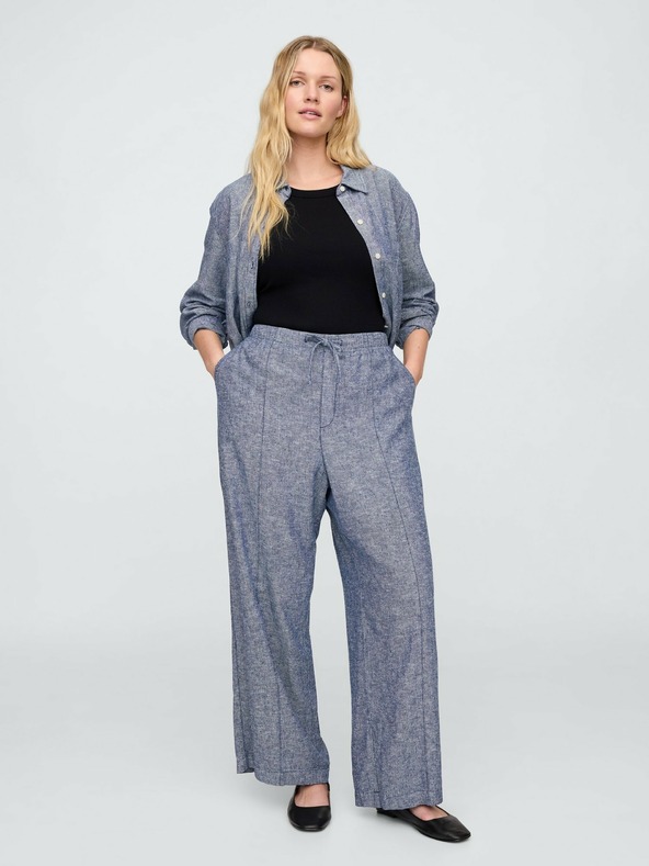 GAP Leinenhose Wide-Leg GAP
