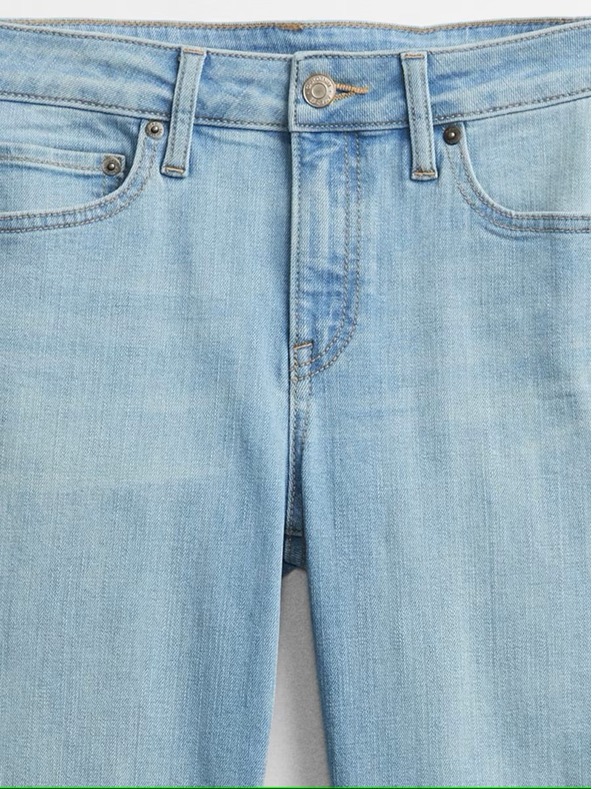 GAP Damen Straight Mid Rise Classic Jeans GAP