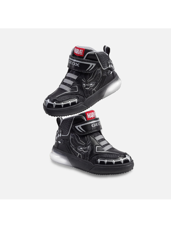 Geox Schwarze Geox Turnschuhe Grayjay für Jungen