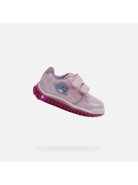 Geox Rosa Mädchen Geox Lightyloo Turnschuhe