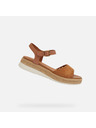 Geox Braune Geox Eolie Damensandalen