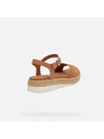 Geox Braune Geox Eolie Damensandalen