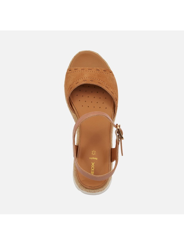 Geox Braune Geox Eolie Damensandalen