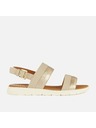 Geox Beige Damensandalen Geox Dandra
