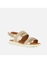 Geox Beige Damensandalen Geox Dandra