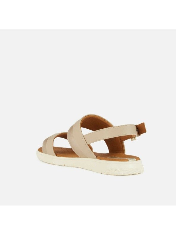 Geox Beige Damensandalen Geox Dandra