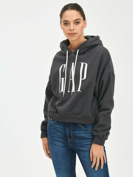 GAP Kapuzenpulli Crop mit Logo GAP