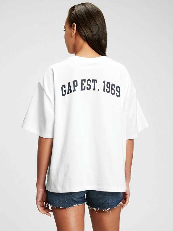 GAP T-Shirt GAP Logo Boxy Step Hem