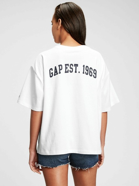 GAP T-Shirt GAP Logo Boxy Step Hem