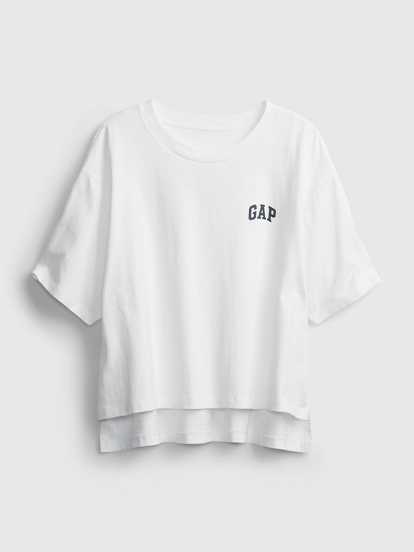 GAP T-Shirt GAP Logo Boxy Step Hem
