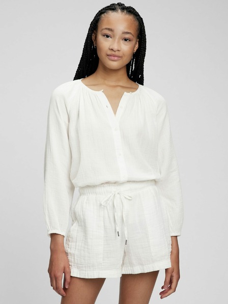 GAP Baumwollhemd ohne Kragen GAP