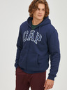 GAP Sherpa Sweatjacke mit Logo und Reißverschluss GAP