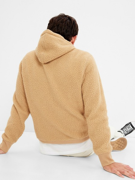 GAP Sherpa Sweatjacke mit Logo GAP