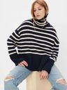 GAP Gestreifter Rollkragen Oversize Pullover GAP