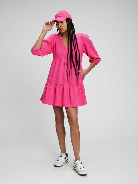 GAP Baumwoll Volant Mini Kleid GAP