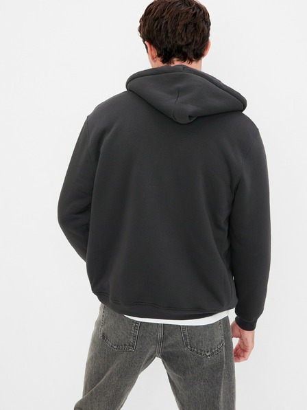 GAP Vintage Soft Hoodie Sherpa Logo GAP