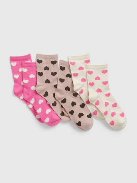 GAP Kinder Socken mit Muster, 3 Paar GAP