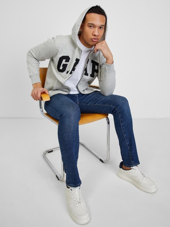 GAP GAP  Fleece Sweatjacke mit Reißverschluss