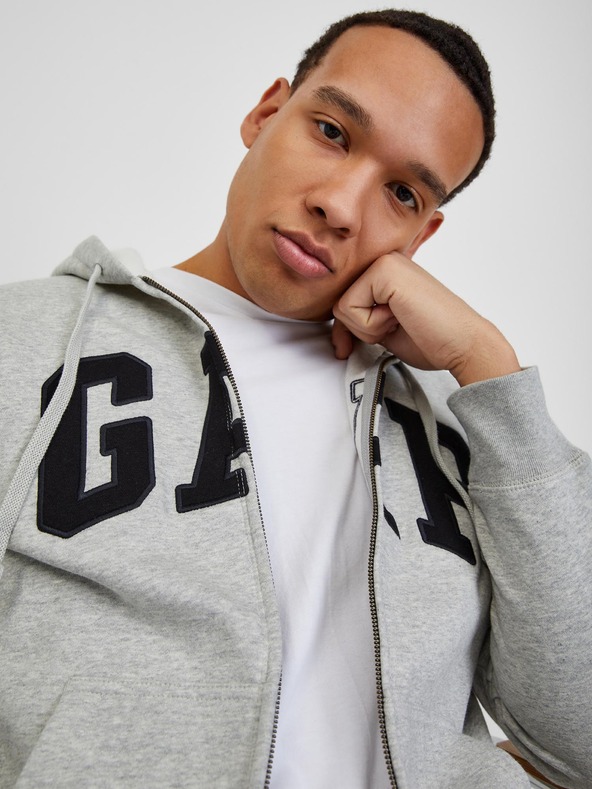 GAP GAP  Fleece Sweatjacke mit Reißverschluss