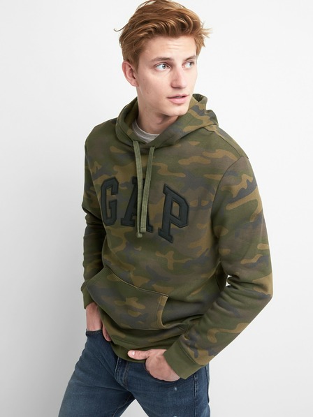 GAP Herren Sweatshirt mit Logo und Fleece GAP