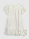 GAP Baby Kleid mit Lochstickerei GAP