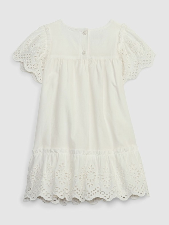 GAP Baby Kleid mit Lochstickerei GAP
