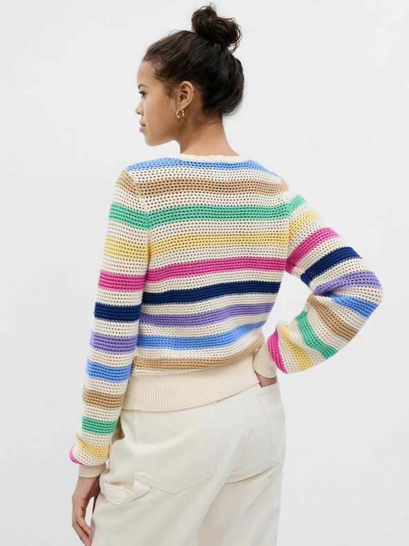 GAP Gehäkelter Pullover mit Streifen GAP