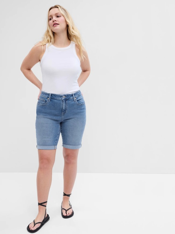GAP Mid Rise Denim Shorts GAP