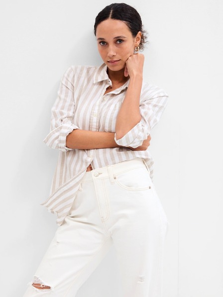 GAP Gestreiftes Leinenhemd GAP