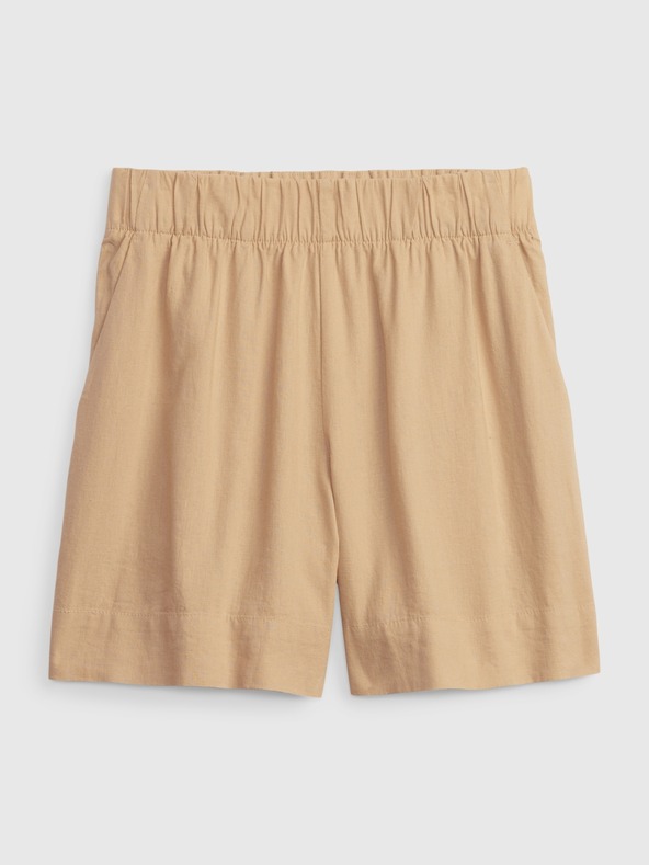 GAP Leinen Shorts mit elastischem Bund GAP