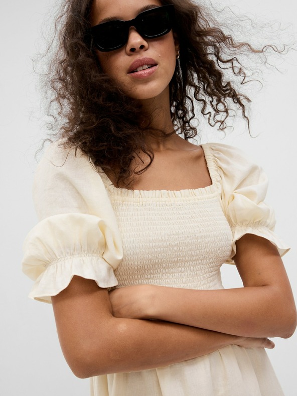 GAP Leinenkleid mit Schlitz GAP