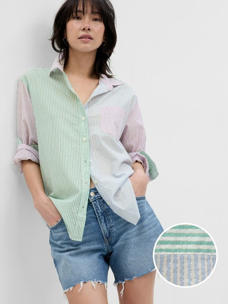 GAP Gestreifte Bluse mit Metallic-Garn GAP