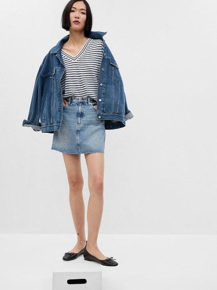 GAP Gestreifter Leinenpullover GAP