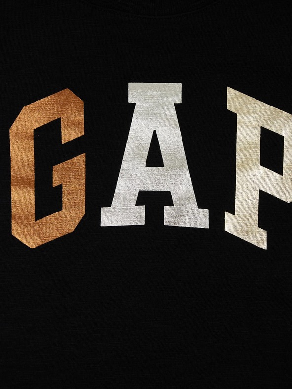 GAP Kinder T-Shirt mit metallischem Logo GAP