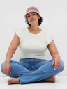 GAP T-Shirt mit Rüschenärmeln GAP