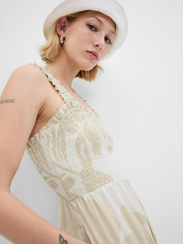 GAP Geblümtes Maxikleid aus Leinen GAP